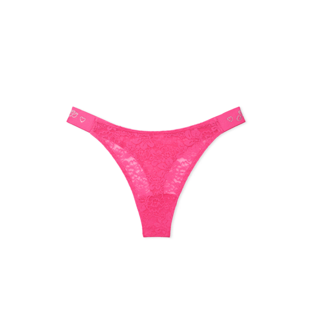 Victoria's Secret "Wink Logo Carmine Rose" kelnaitės