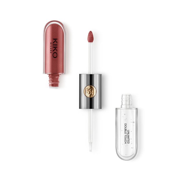 Kiko Milano „108 Satin Currant Red“ dvipusiai lūpų dažai