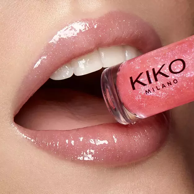 Kiko Milano “03 Stylish Rose” maitinamasis lūpų aliejus 