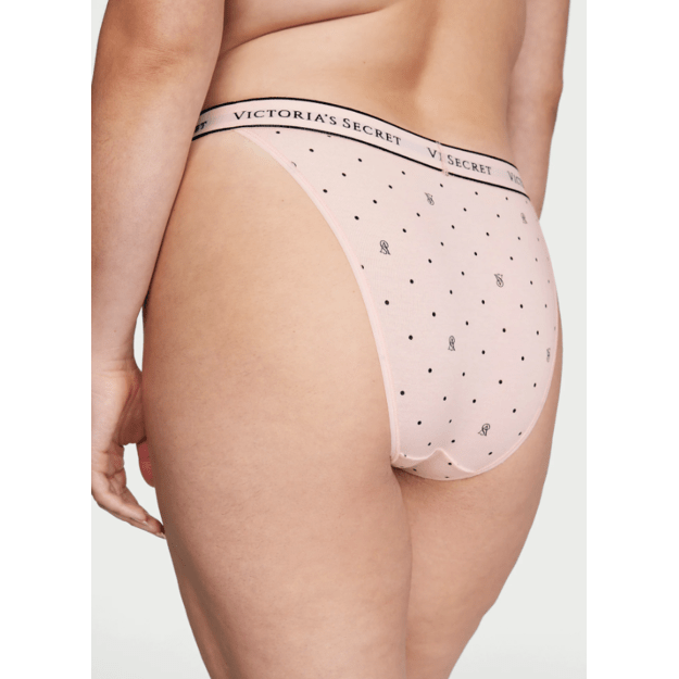 Victoria's Secret "Purest Pink Logo Dots" kelnaitės