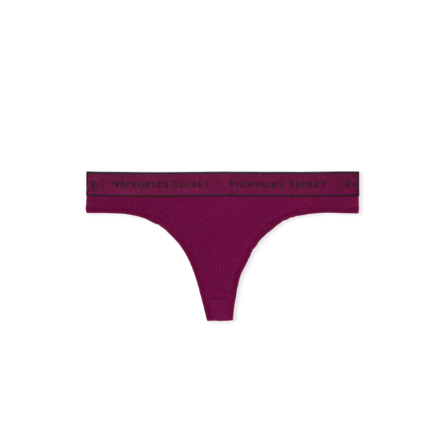 Victoria's Secret "Thong Plum Rouge" kelnaitės