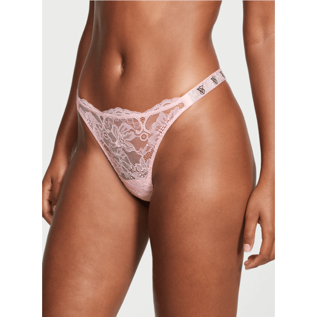 Victoria's Secret "Shine Strap Lace Brazilian" kelnaitės