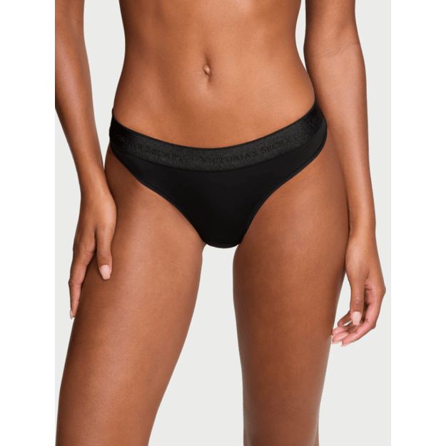 Victoria's Secret "Thong Black" kelnaitės