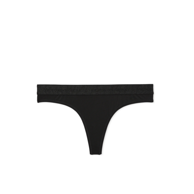 Victoria's Secret "Thong Black" kelnaitės