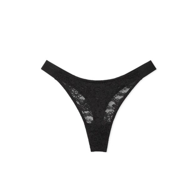 Victoria's Secret "Wink Logo Pure Black" kelnaitės