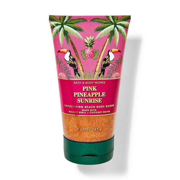 Bath & Body Works ,,Pink Pineapple Sunrise” kūno šveitiklis