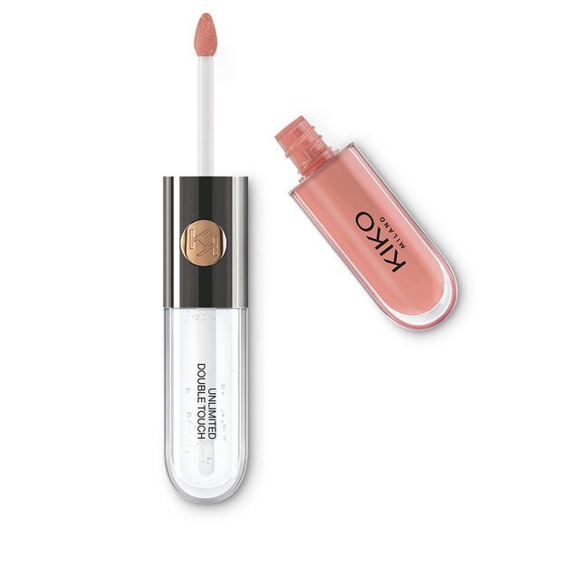 Kiko Milano „102 Satin Rosy Beige“ dvipusiai lūpų dažai