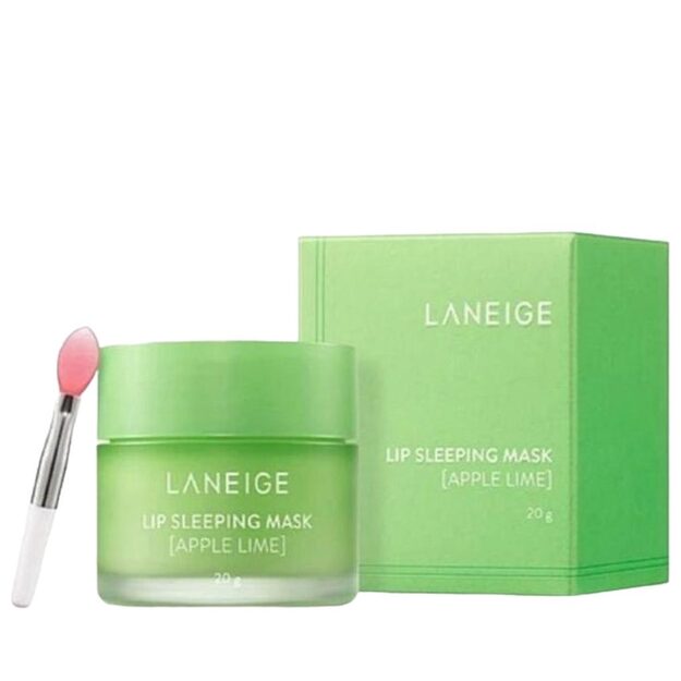 LANEIGE "Apple Lime Lip Sleeping Mask EX" lūpų kaukė